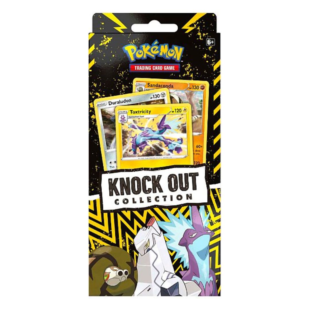Pokémonkort knock out collection med 2st booster pack, promokort och mer