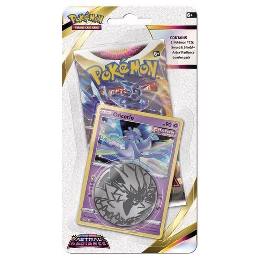 Pokemon kort Oricorio checklane blister pack från Astral Radiance