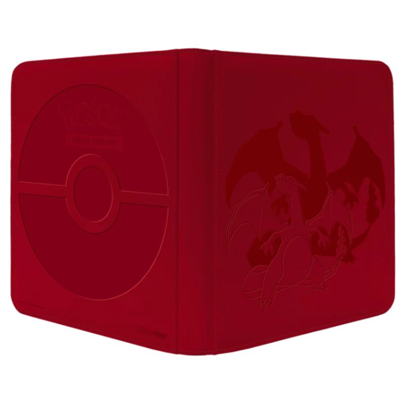 Ultra PRO: Elite Series Charizard 9-Pocket Zippered PRO-Binder fram och baksida