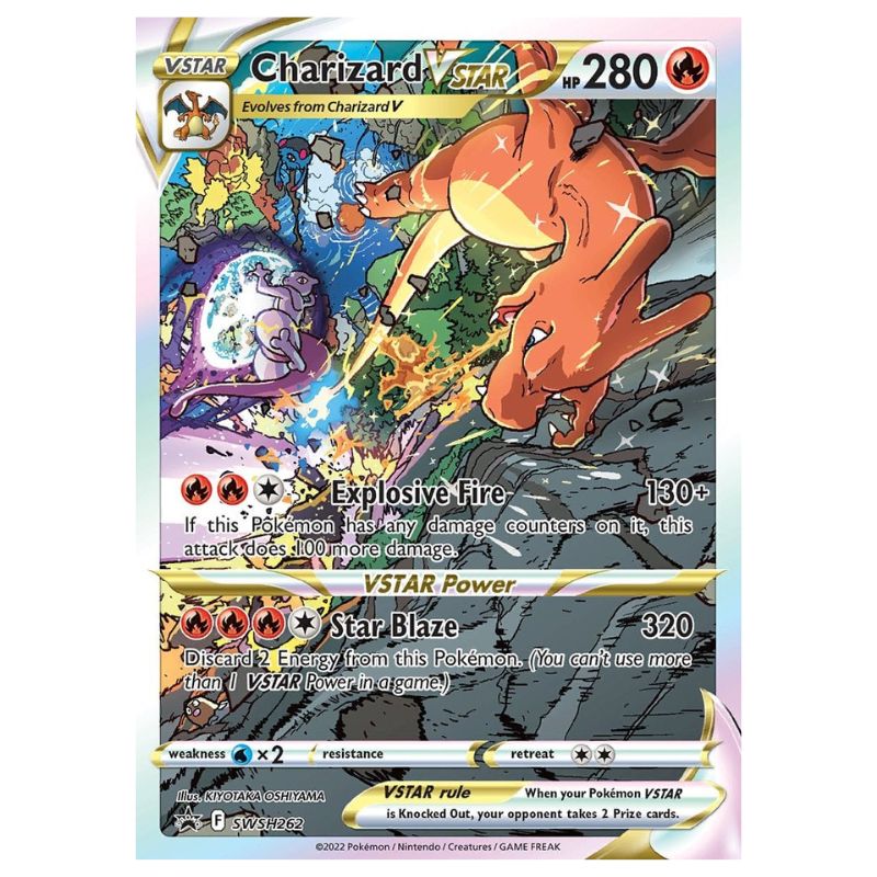 Charizard V, VSTAR & VMAX - SWSH260, 261, 262 Black Star Promo - Sealed (Förseglad)