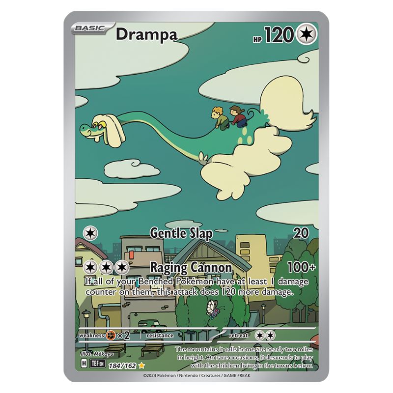 Drampa 184/162 Pokemon kort från Temporal Forces