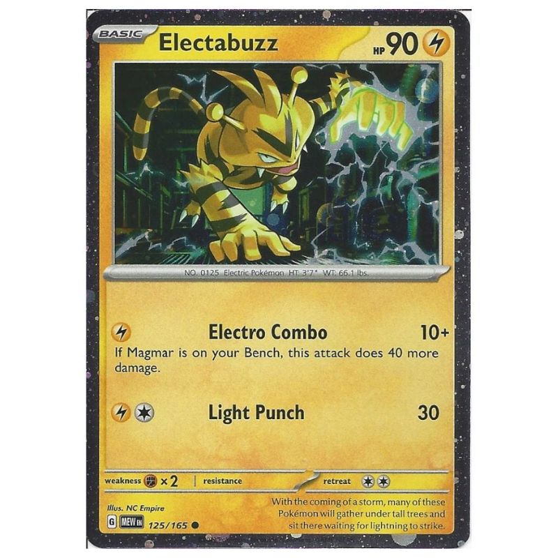 Electabuzz Holo Promo - 125/165 - Pokémon Scarlet & Violet: 151