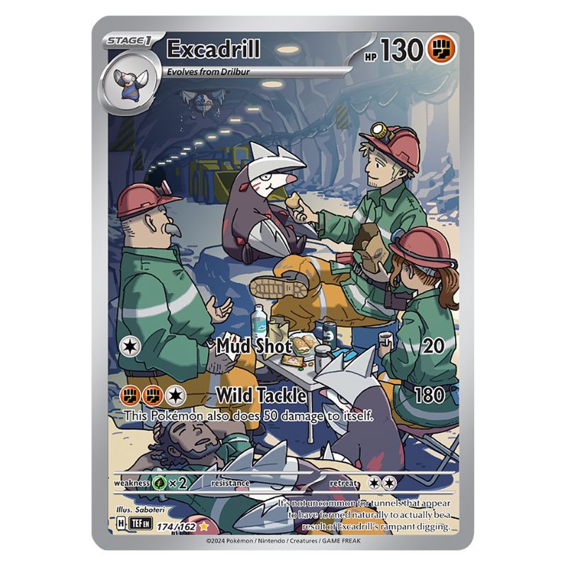 Excadrill 174/162 Pokemon kort från Temporal Forces