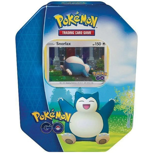 Pokémon TCG: Pokémon GO Tin - Snorlax innehåller spännande kort och paket