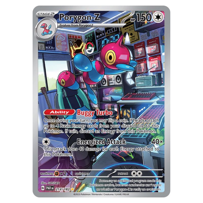 Porygon-Z 214/182 Pokemon Paradox Rift kort