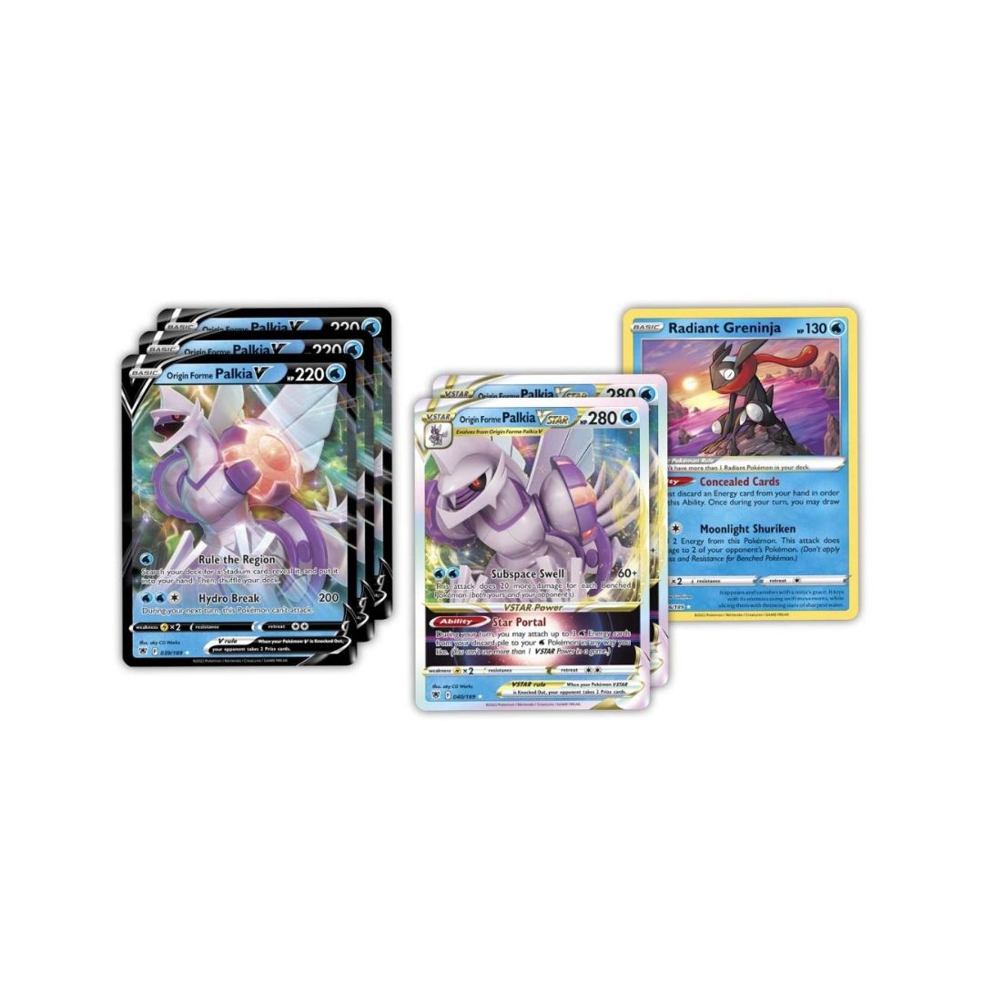Pokémon League Battle Deck innehållande Palkia Vstar kort