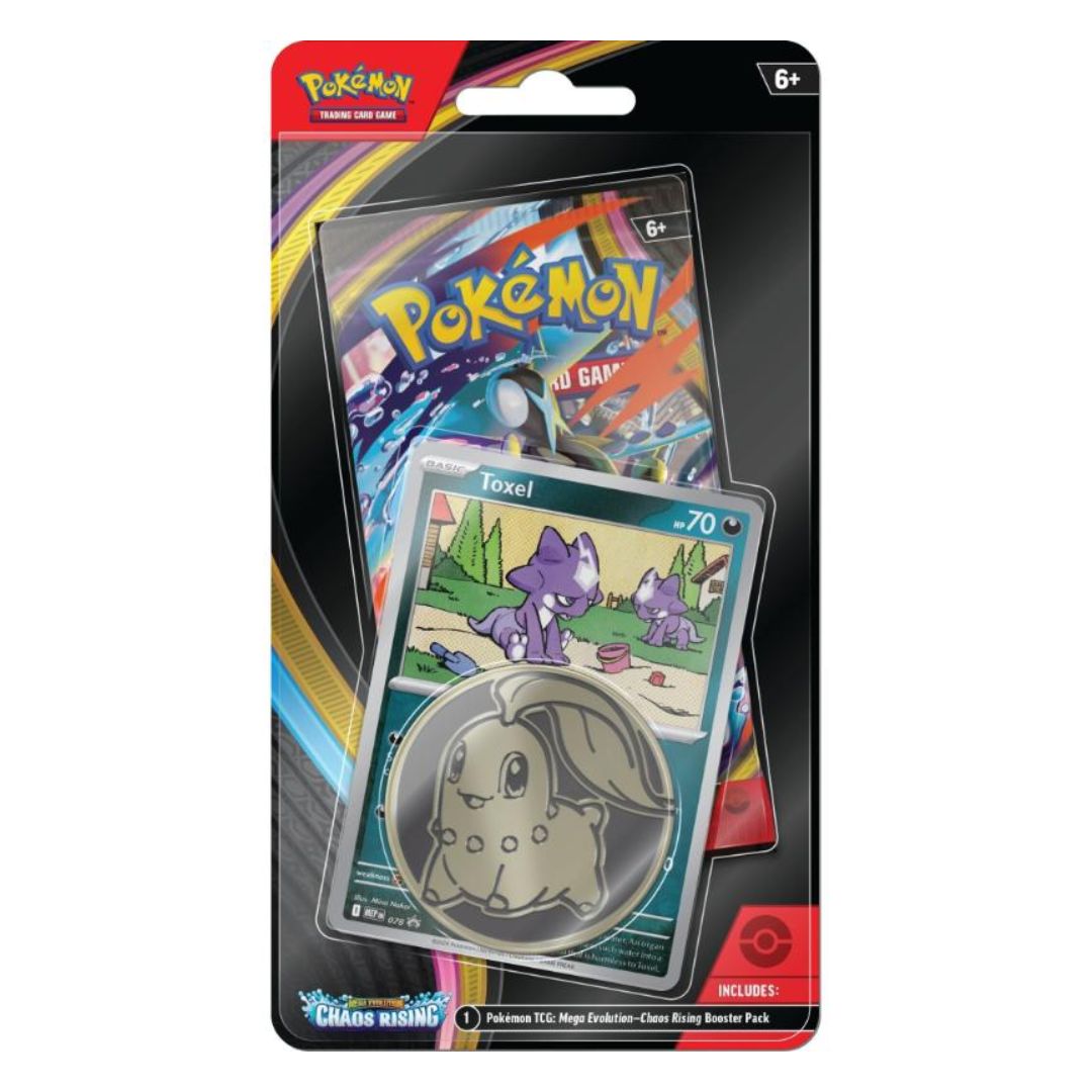 Pokémon Mega Evolution: Chaos Rising Checklane Blister Pack: Toxel
