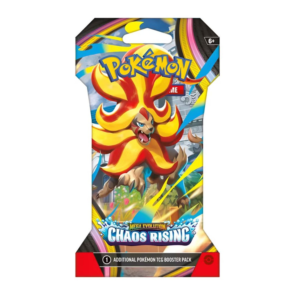 Pokémon Mega Evolution: Chaos Rising Sleeved Booster Pack