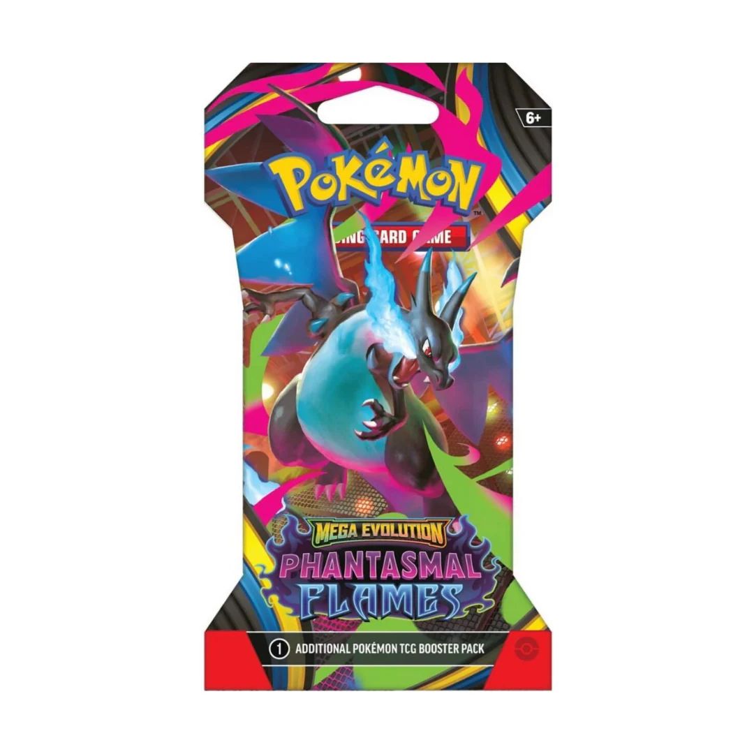 Pokémon Mega Evolution: Phantasmal Flames Sleeved Booster Pack