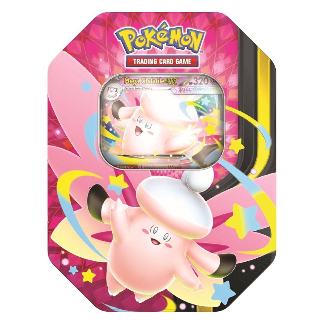 Pokémon TCG: Mega Moonlit Tin - Mega Clefable ex