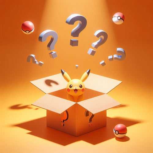 Pokemon Mystery Box med utvalda kort och tcg produkter