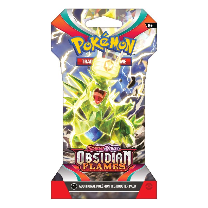 Pokemon Obsidian Flames Sleeved Booster Pack Tyranitar