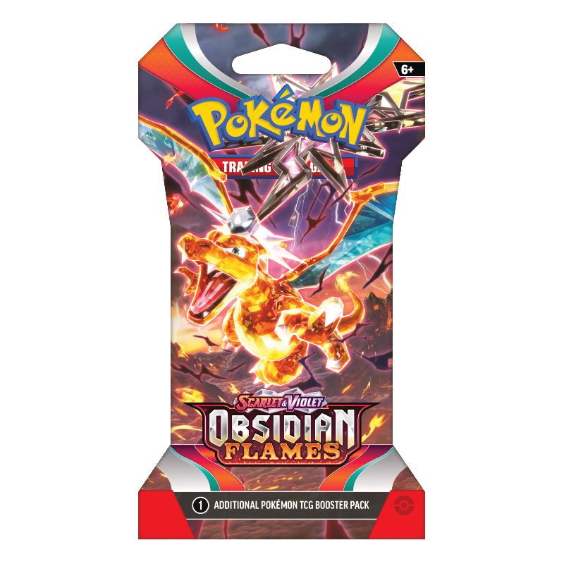 Pokemon Obsidian Flames Sleeved Booster Pack Charizard