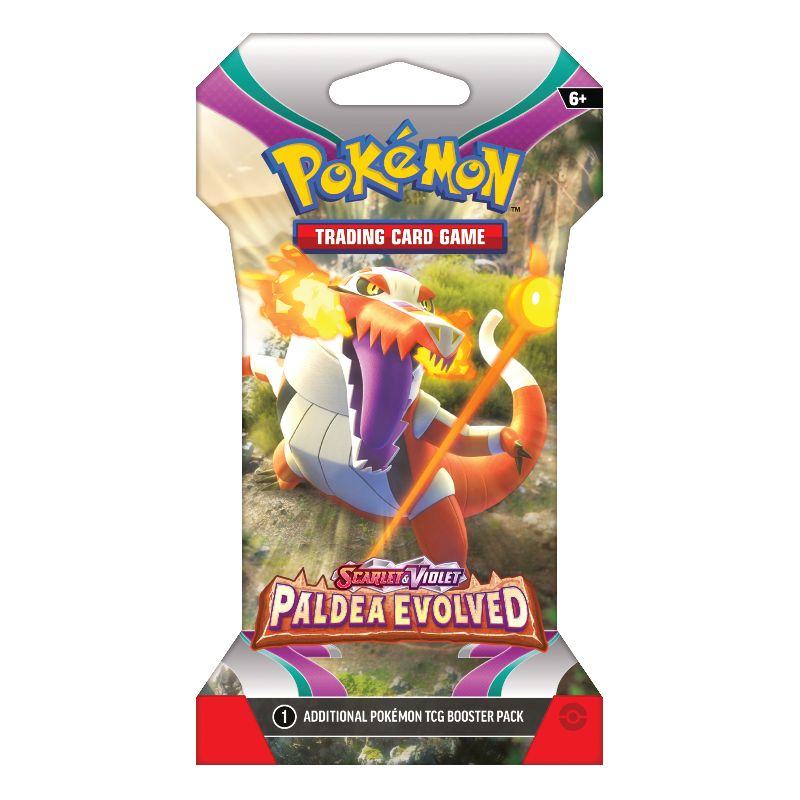 Pokemon Paldea Evolved Sleeved Booster Pack Skeledrige