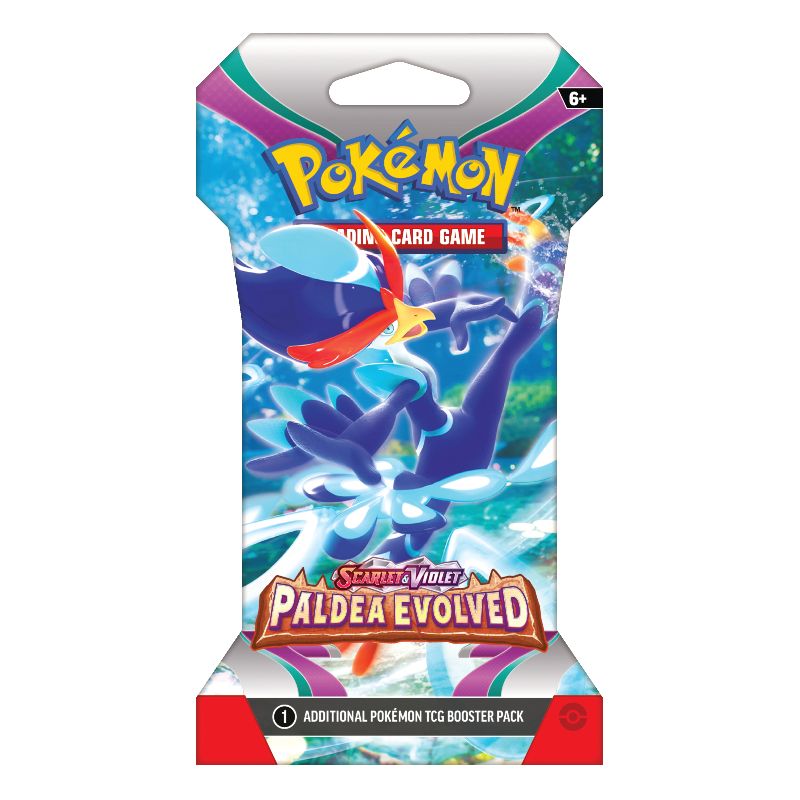 Pokemon Paldea Evolved Sleeved Booster Pack Quaquaval