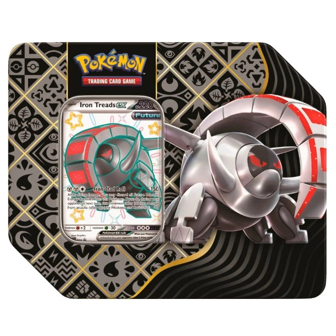Pokémon Scarlet & Violet 4.5: Paldean Fates Special Tin - Shiny Iron Treads ex