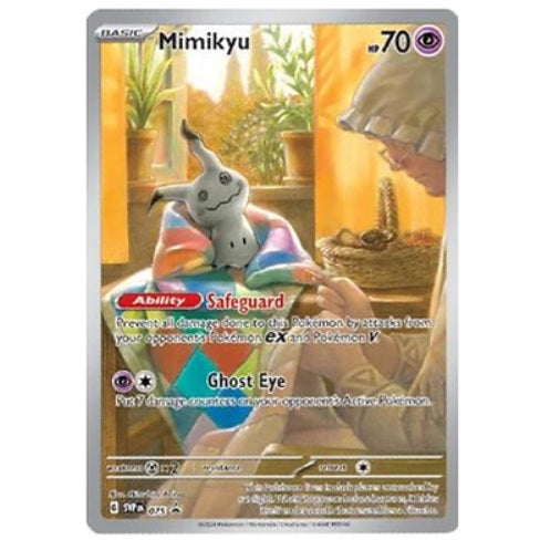 Paldean Fates Mimikyu Pokémonkort