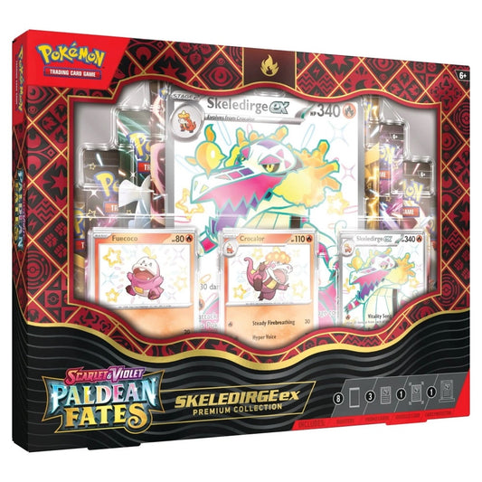 Pokémon Scarlet & Violet 4.5: Paldean Fates Premium Collection Box - Skeledirge ex