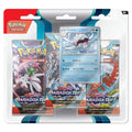 Pokémon Scarlet & Violet 4: Paradox Rift 3-Pack Blister med kort av Cetitan