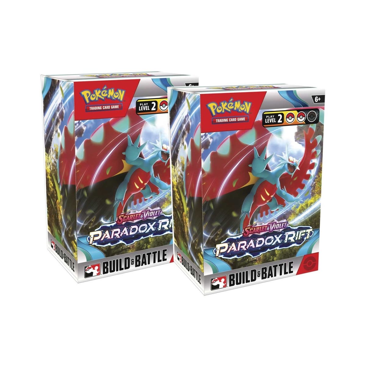 Pokémon Scarlet & Violet: Paradox Rift Build & Battle Stadium Box baksida