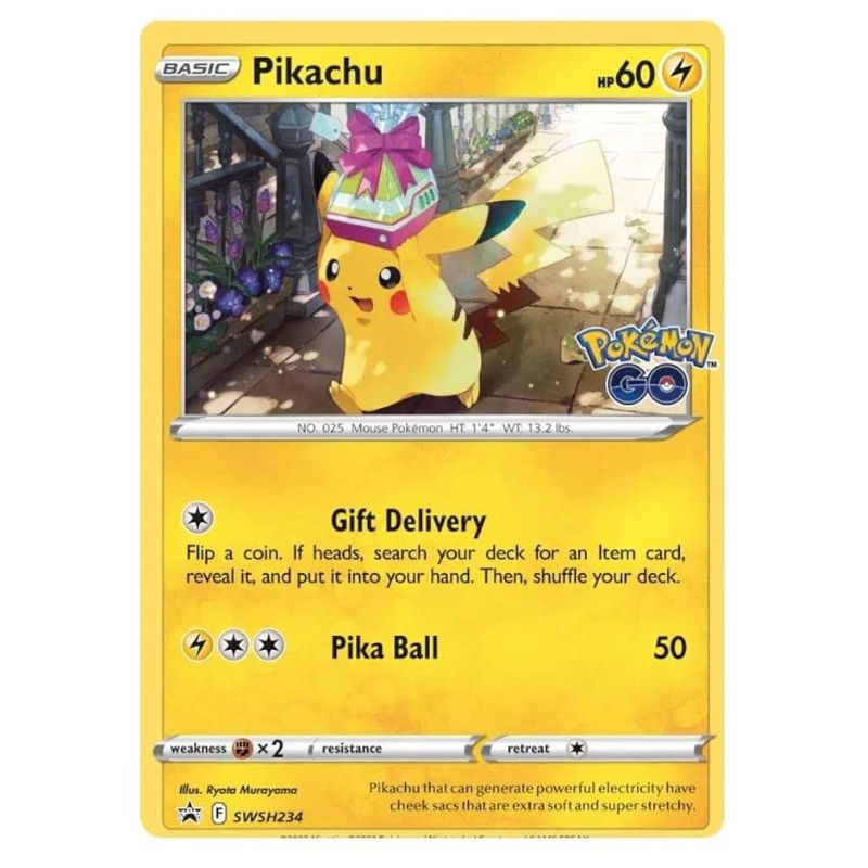 Pikachu Holo - SWSH234 Black Star Promo - Pokémon TCG