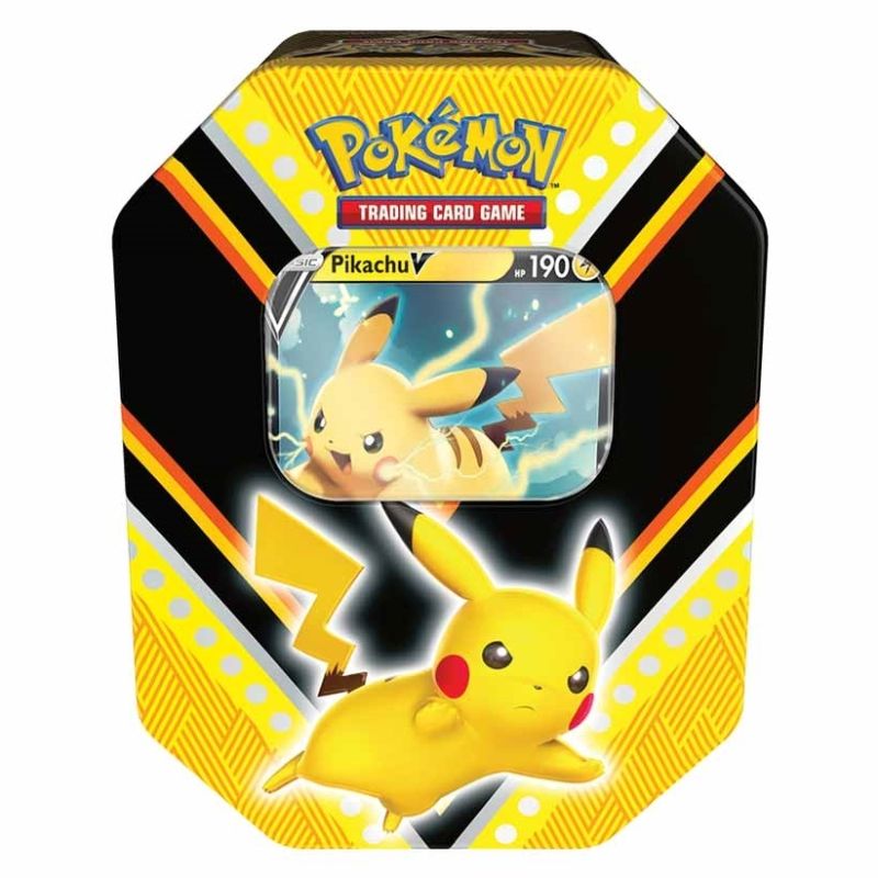 Pokémon TCG: V Powers Tin: Pikachu V innehåller sällsynta kort och paket