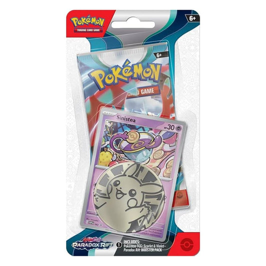 Pokémon Scarlet & Violet 4: Paradox Rift Checklane Blister Pack: Sinistea