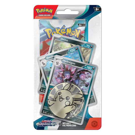 Pokémon Scarlet & Violet 4: Paradox Rift Premium Checklane Blister Pack: Hydreigon