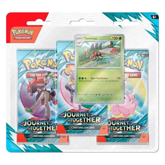 Pokémon Scarlet & Violet 9: Journey Together 3-Pack Blister - Yanmega