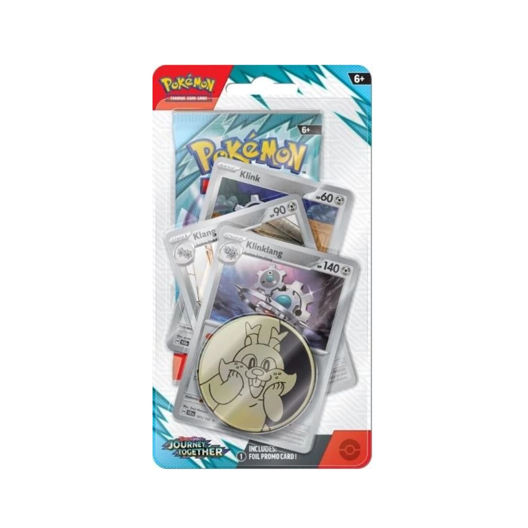 Pokémon Scarlet & Violet 9: Journey Together Premium Checklane Blister Pack - Klinklang