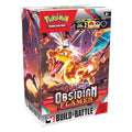 Pokémon Scarlet & Violet Obsidian Flames Build & Battle Box med 4st booster packs och en färdigbyggd lek