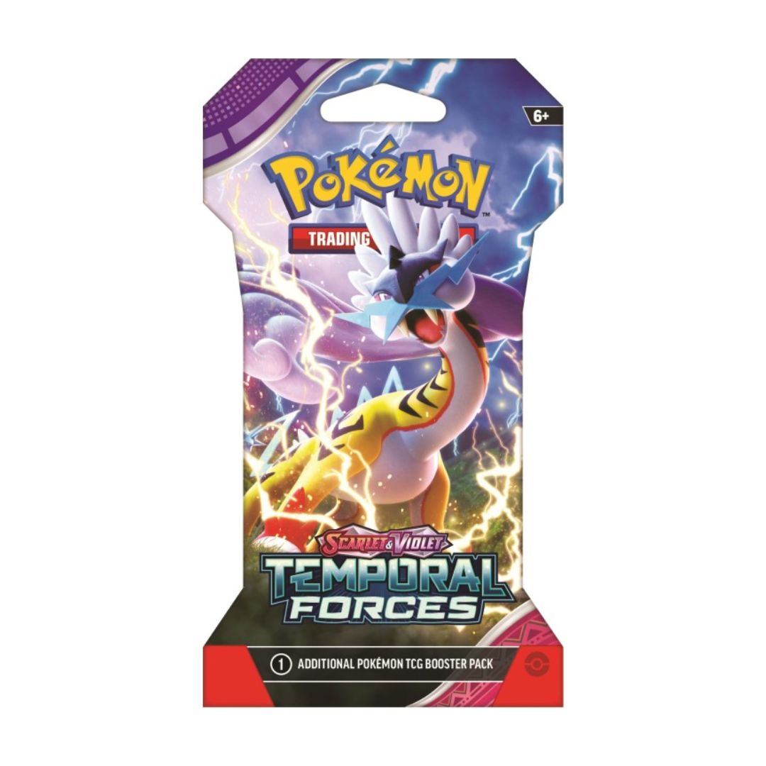 scarlet & violet temporal forces booster box Pokemon Temporal Forces Sleeved Booster Pack