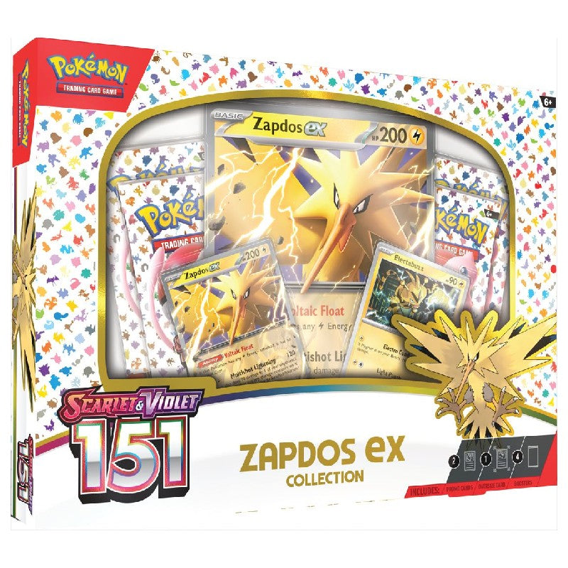 Pokémon Scarlet & Violet 151: Zapdos ex Collection Box