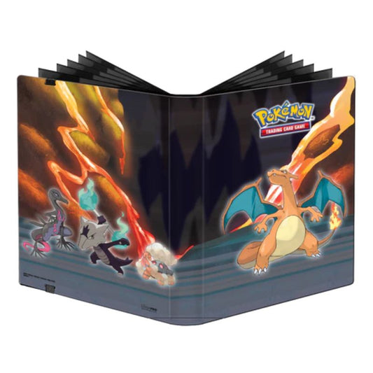 Scorching Summit PRO-binder skyddar och förvarar dina Pokémon kort