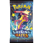 Pokemon Shining Fates booster pack innehåller 10 Pokemon kort