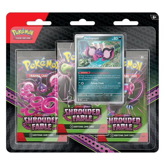 Pokemon Shrouded Fable Blister med sällsynt kort och booster paket