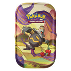 Pokemon kort Shrouded Fable Mini Tins med motiv av Dusknoir