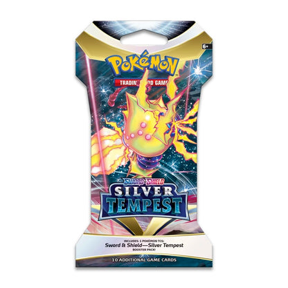 Pokemon Silver Tempest Sleeved Booster Pack innehåller 10 kort