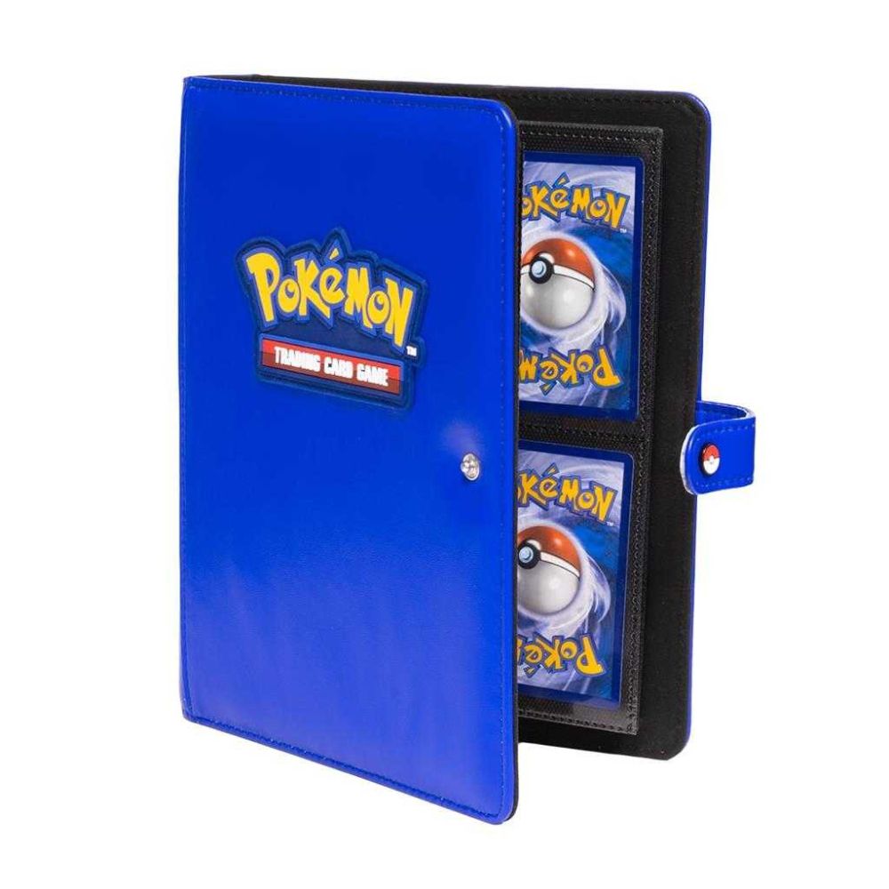 Ultra PRO: Premium Blue 4-Pocket Snap Binder - Pokémon