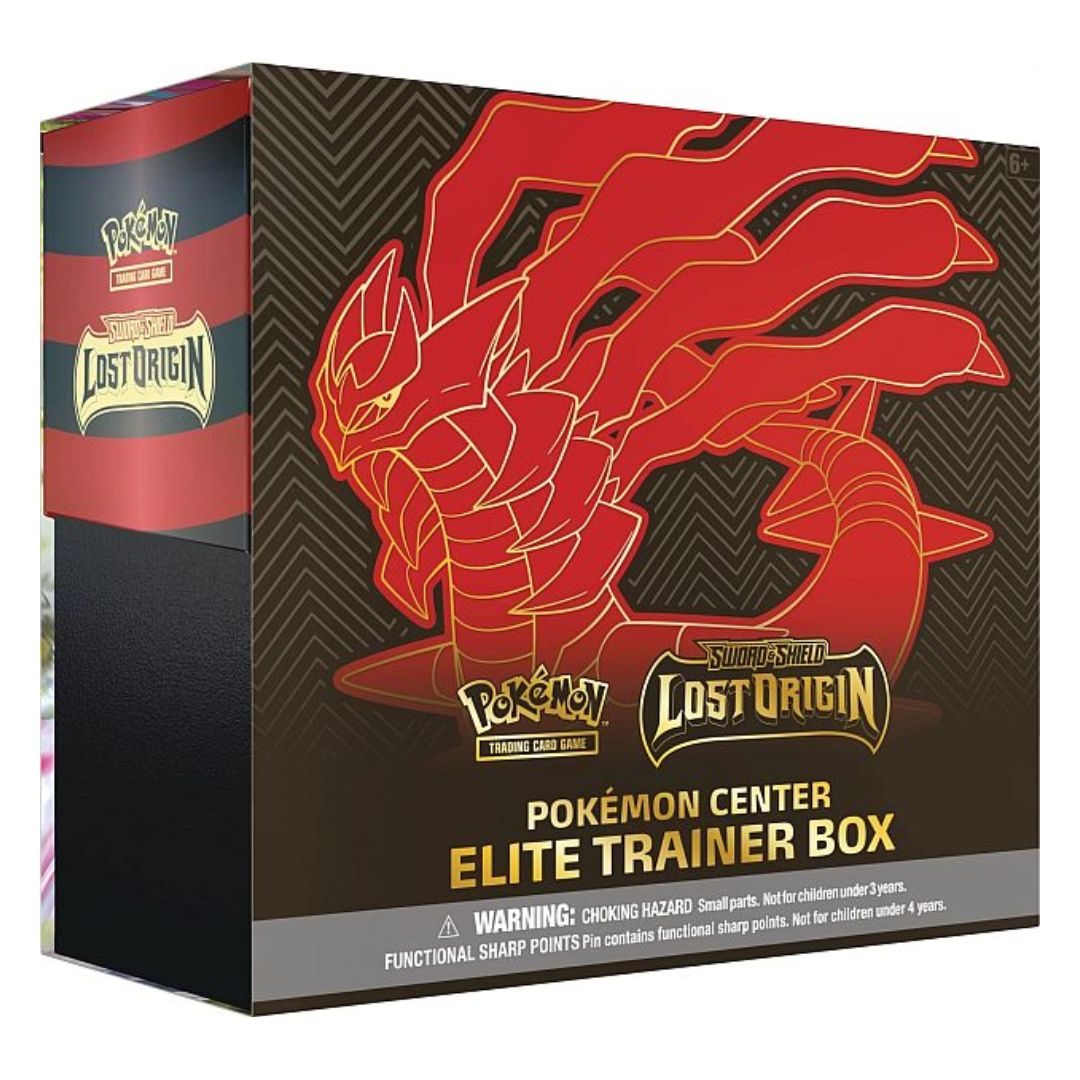 Pokémon Sword & Shield Lost Origin Pokémon Center Elite Trainer Box med Giratina motiv
