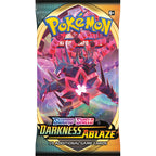 Darkness Ablaze Pokémon kort booster pack med Eternatus VMAX omslag
