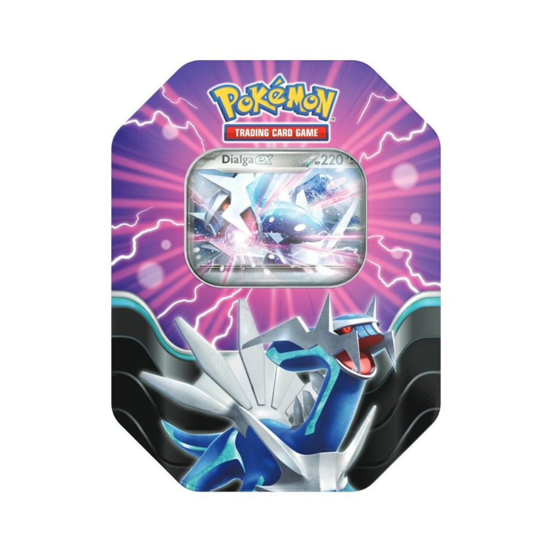 Pokémon Azure Legends ex Tin med häftigt promokort och 4 booster packs
