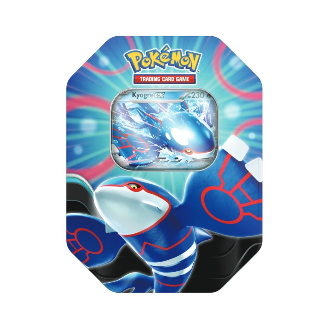 Pokémon Azure Legends ex Tin med häftigt promokort och 4 booster packs