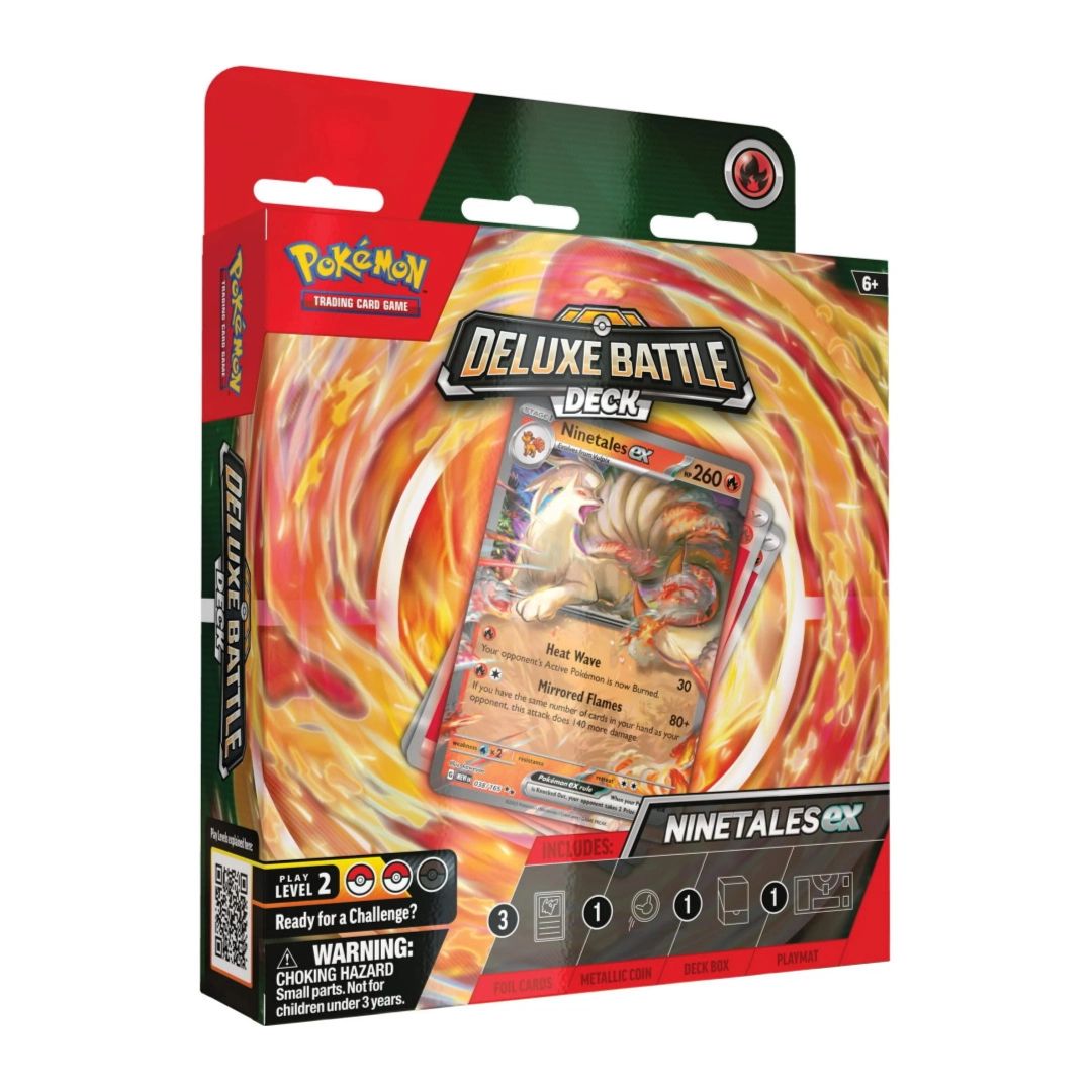 Pokémon Kort TCG: Ninetales ex Deluxe Battle Deck
