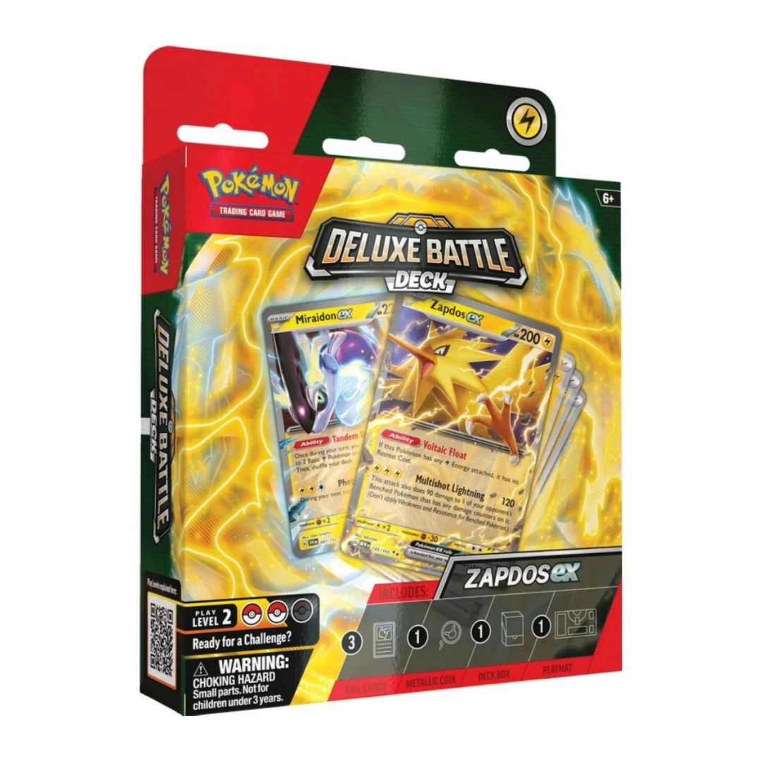 Pokémon Kort TCG: Zapdos ex Deluxe Battle Deck