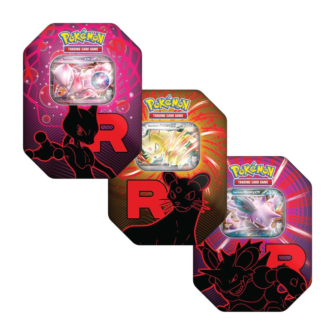 Pokémon Kort TCG: Team Rocket ex Tin