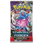 Pokémon Scarlet & Violet 5: Temporal Forces Booster Pack Walking Wake omslag som innehåller tio kort