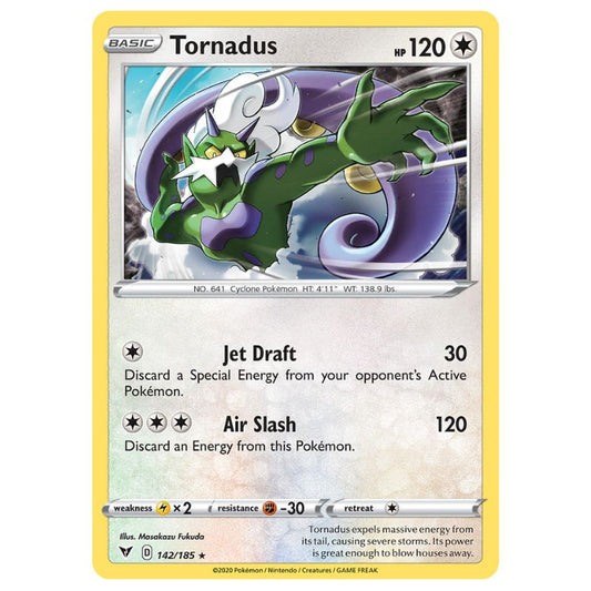 Tornadus Holo - VIV #142/185 - Pokémon Sword & Shield: Vivid Voltage