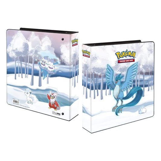 Pokemon kort album med 3-ringar frosted forest ultra pro