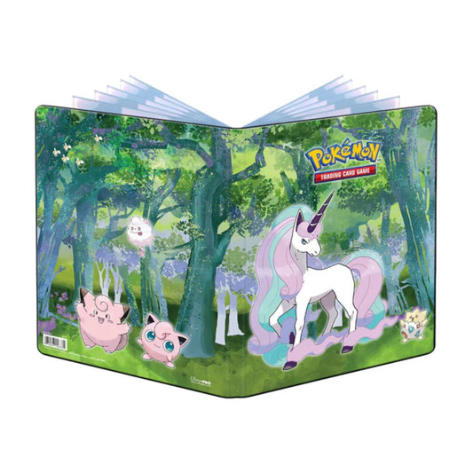 ultra pro 4 pocket pärm gallery series enchanted glade till pokemon kort